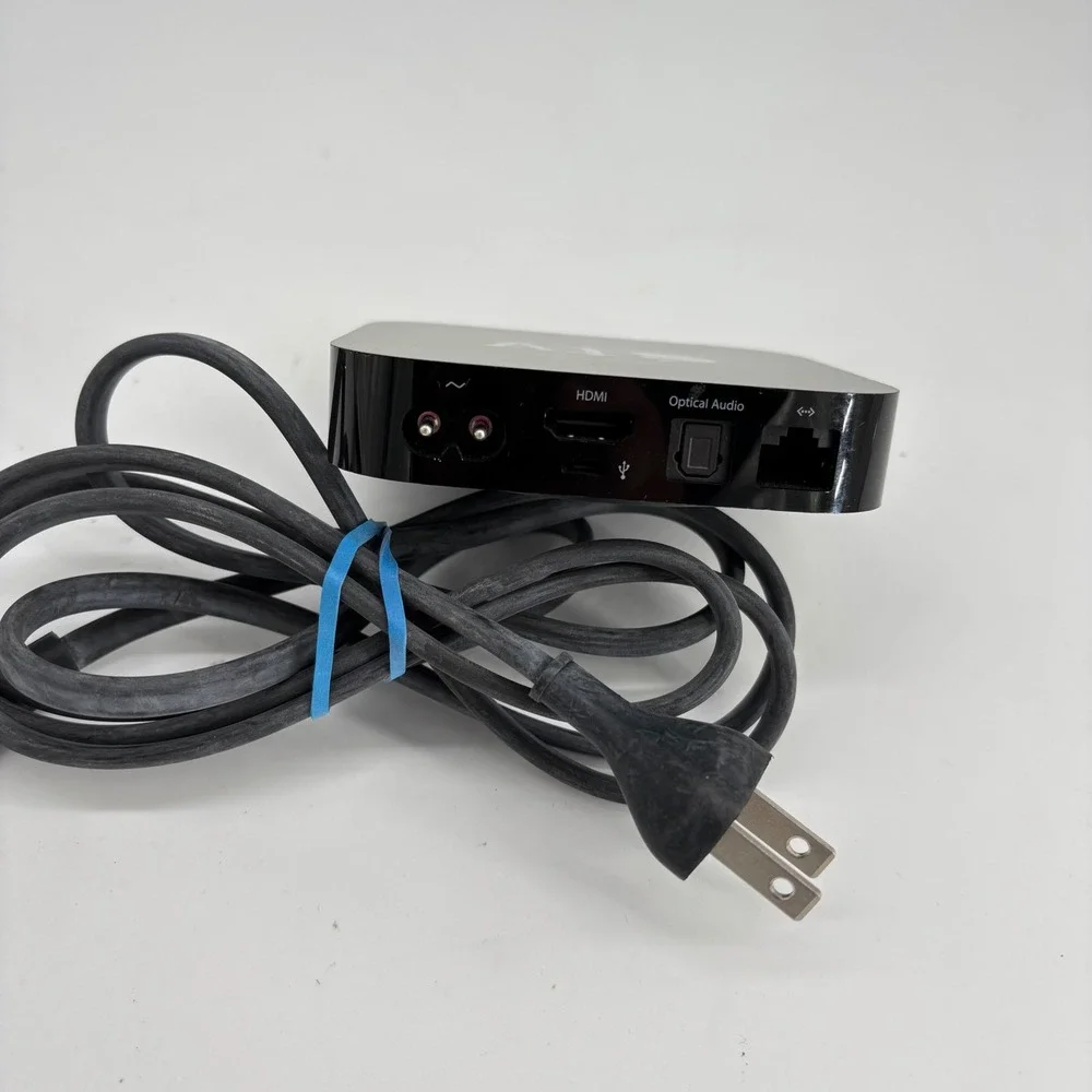 Apple TV 3rd Generation A1469 Black HD Media Streamer & Power Cable untested‎